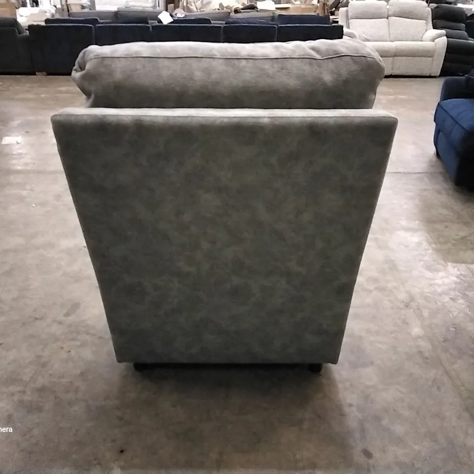 QUALITY BRITISH MANUFACTURED DESIGNER THE LOUNGE COMPANY HERMIONE CORNER SOFA SECTION SILVER BIRCH