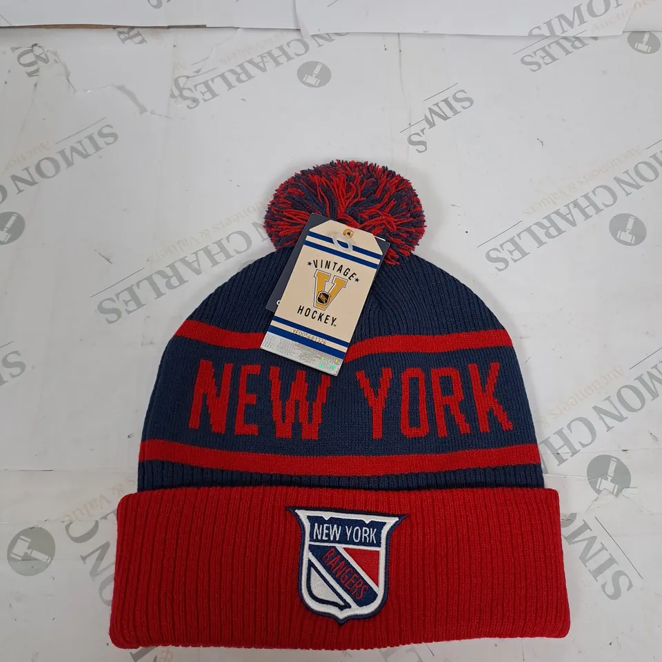 RANGERS HERTITAGE BENIE HAT 