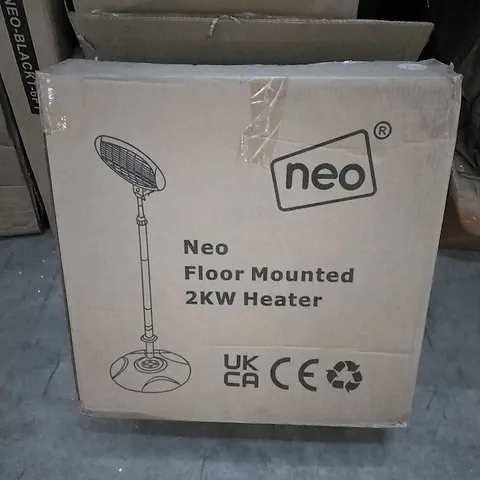 BOXED NEO FLOOR MOUNTED 2KW HEATER - 1 BOX 