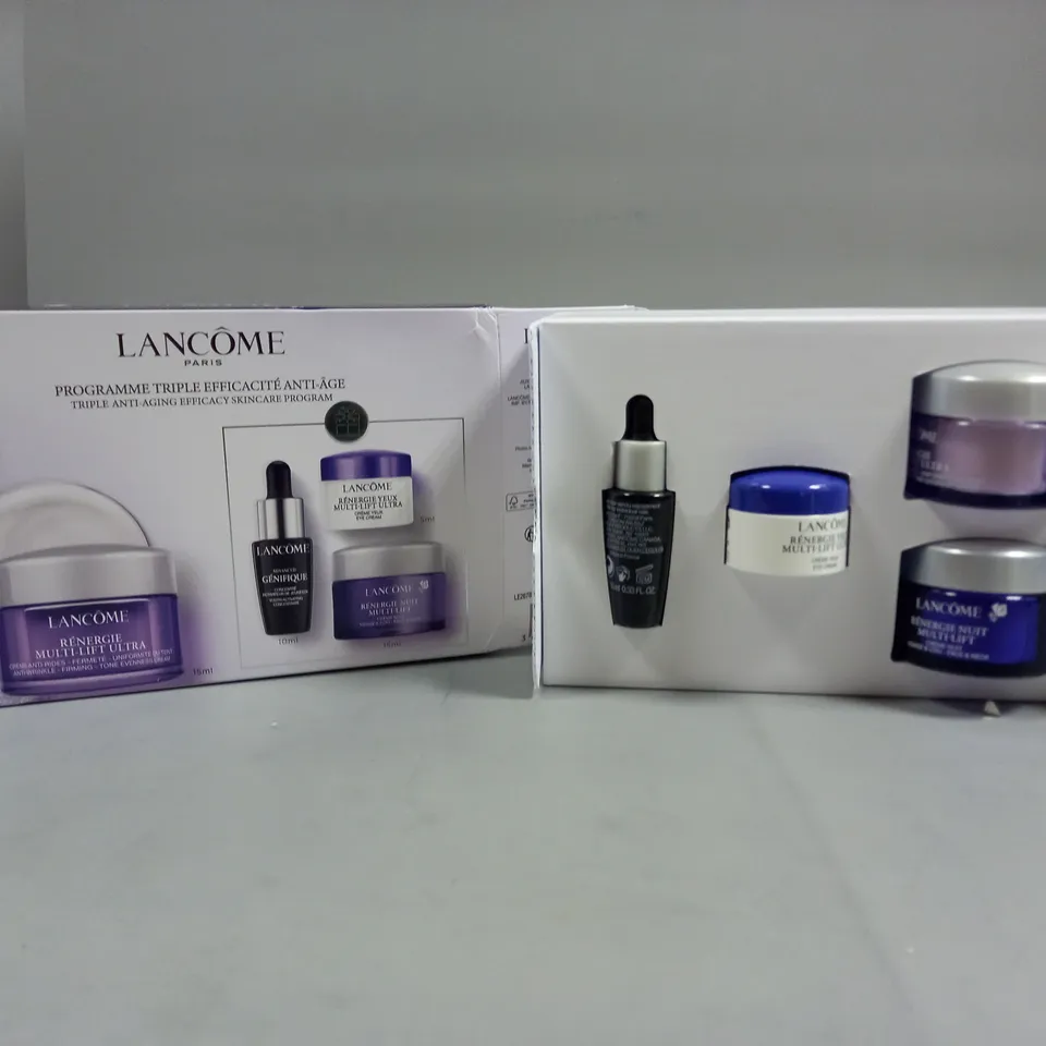 LANCOME PARIS PROGRAMME TRIPLE WFFICACITE ANTI-AGE 
