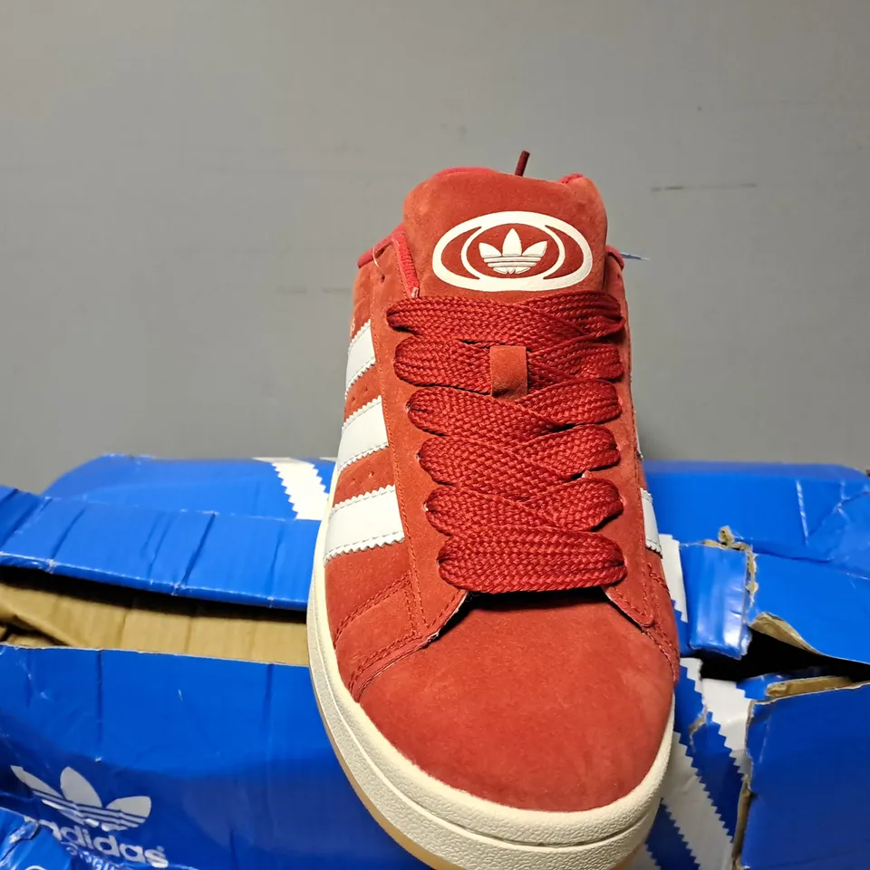 ADIDAS CAMPUS RED TRAINERS FOR WOMEN - UK 4 1/2 