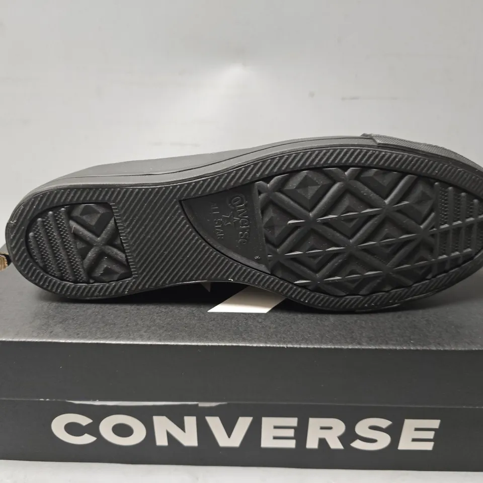 BOXED CONVERSE BLACK C TAYLORS BOOTS - UK 6.5 