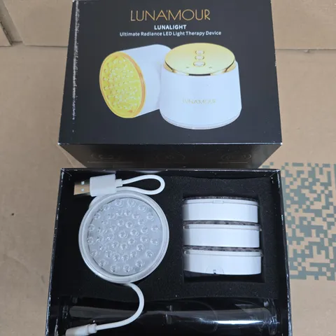 LUNAMOUR LUNALIGHT LED LIGHT THERAPY DEVICE – BOXED