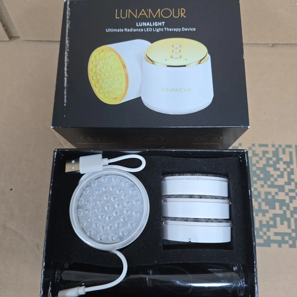 LUNAMOUR LUNALIGHT LED LIGHT THERAPY DEVICE – BOXED