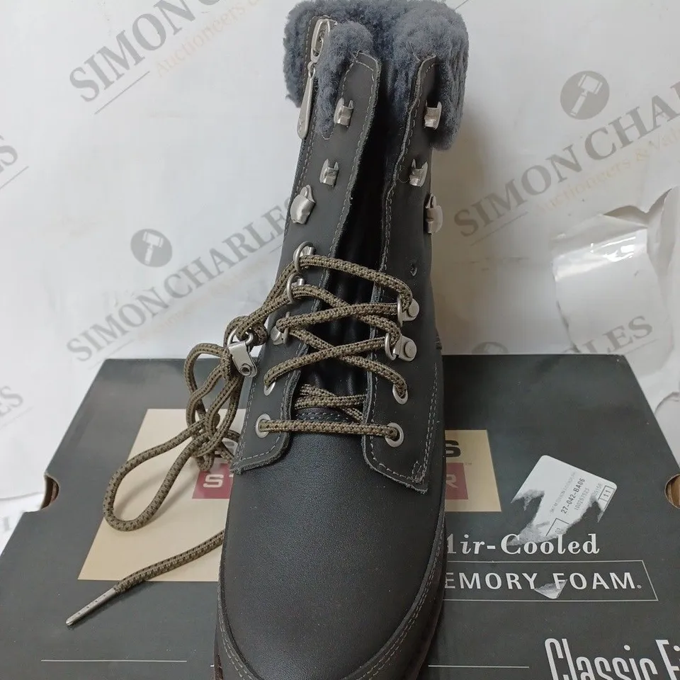 EMU OKAB WATERPROOF BOOTS, DARK GREY - SIZE 5