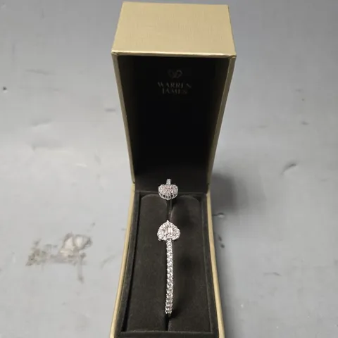 BOXED WARREN JAMES HEART BANGLE