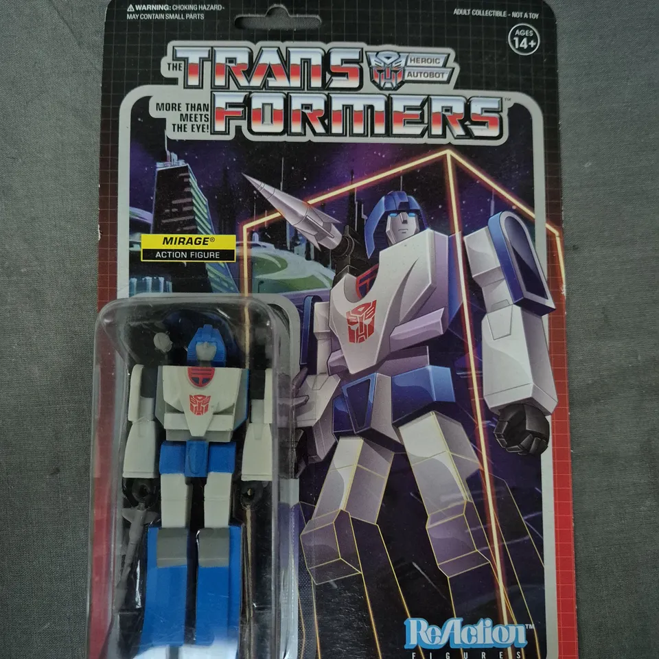 REACTION COLLECTIBLE TRANSFORMERS ACTION FIGURE - MIRAGE