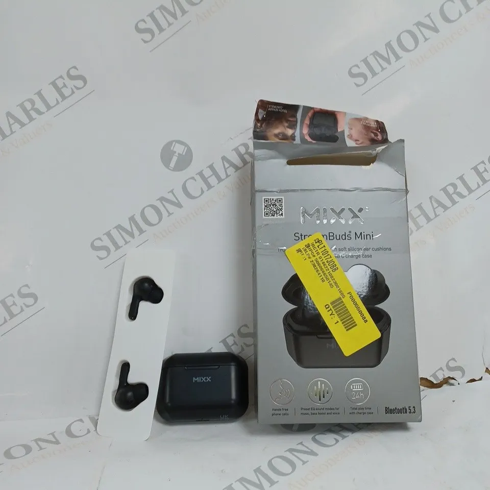 BOXED MIXX STREAMBUDS MINI TRUE WIRELESS EARBUDS