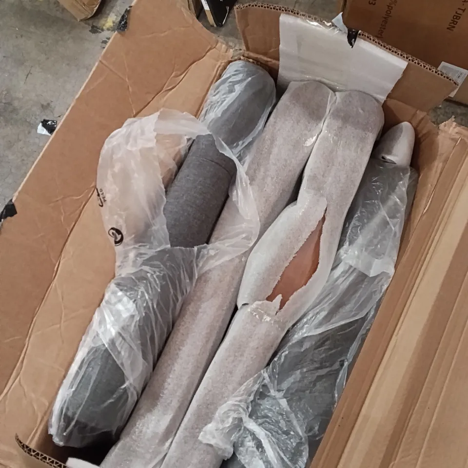 BOXED LIVING ROOM CHAIR - GREY/BROWN (1 BOX)