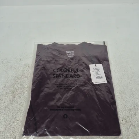 COLORFUL STANDARD OVERSIZED ORGANIC LONG-SLEEVE T-SHIRT β OXBLOOD RED, SIZE M