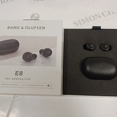 BOXED BANG & OLUFSEN E8 3RD GENERATION TWS EARBUDS