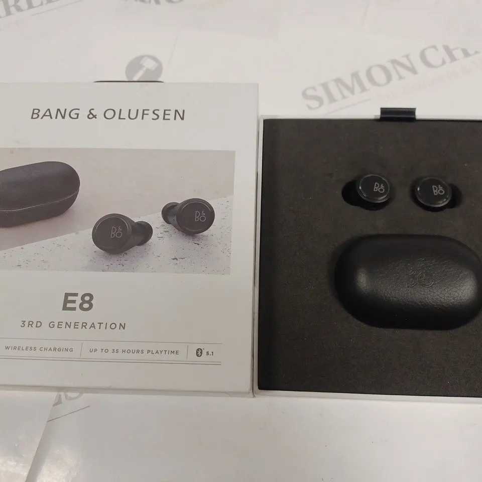 BOXED BANG & OLUFSEN E8 3RD GENERATION TWS EARBUDS