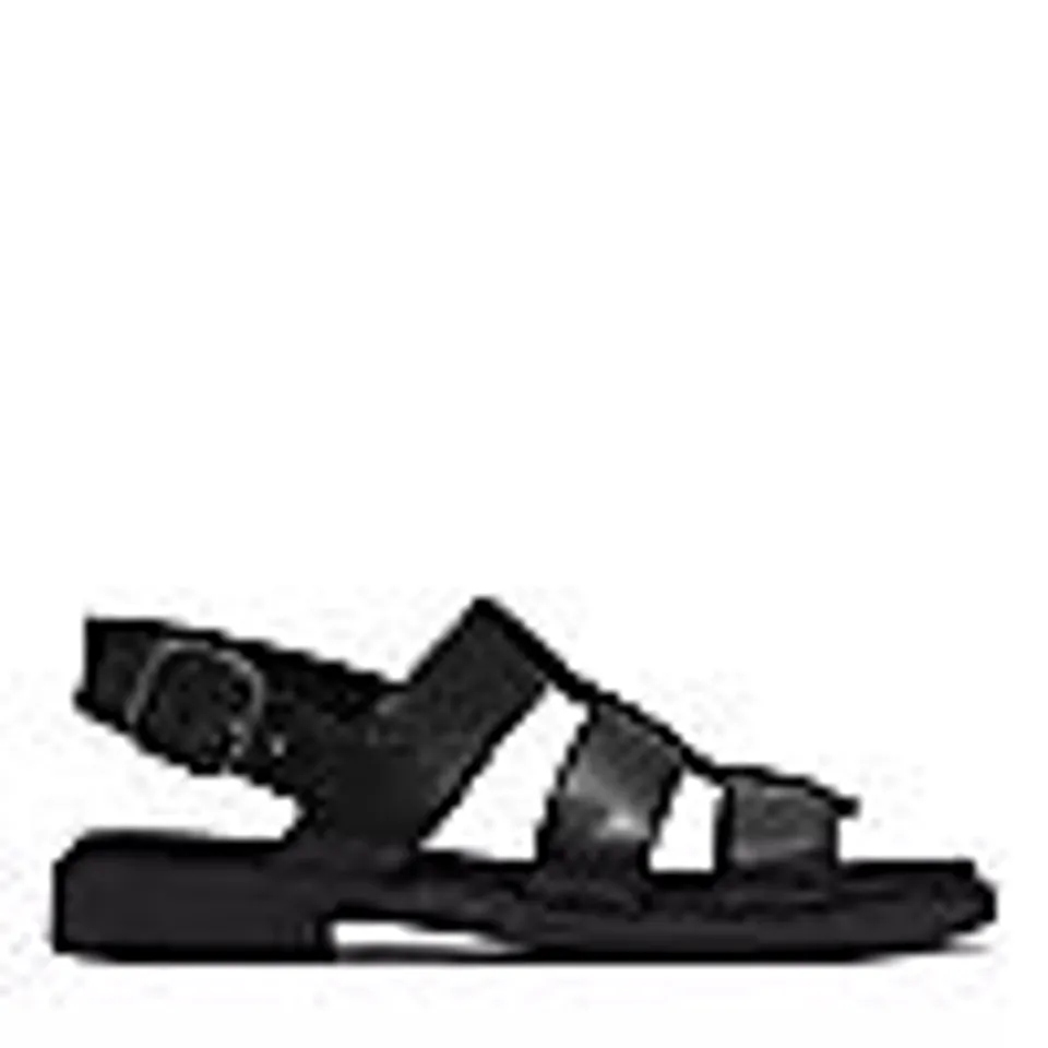 BOXED PAIR OF CLARKS TRIVANNI FISHMAN SANDALS - BLACK - UK SIZE 6