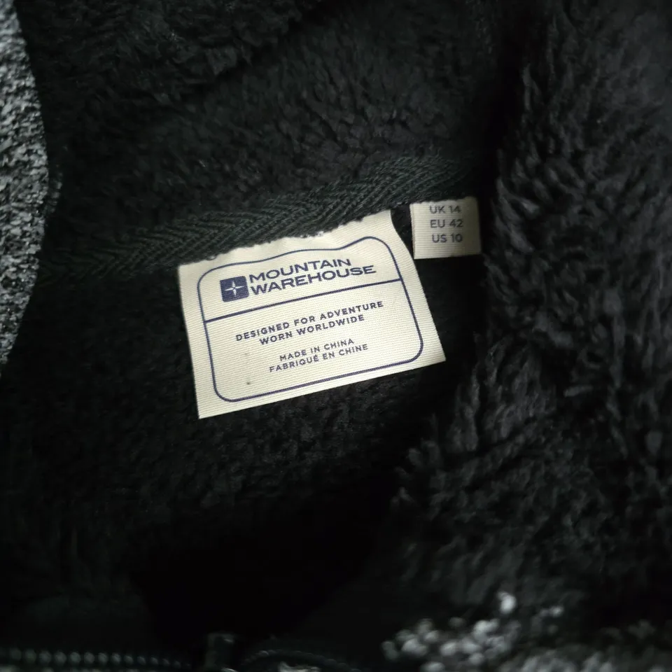 MOUNTAIN WAREHOUSE MALLAIG LONGLINE WOMENS FLEECE IN GREY - UK 14
