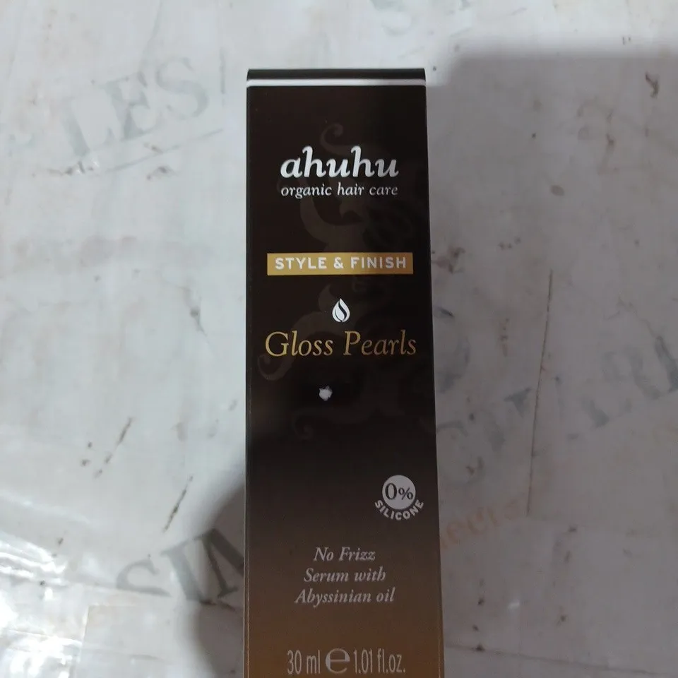 AHUHU ORGANIC HAIR CARE GLOSS PEARS 