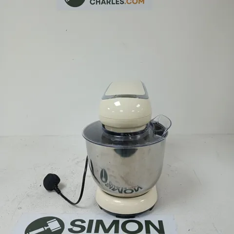 KLARSTEIN STAND MIXER – CREAM WITH STAINLESS STEEL BOWL 