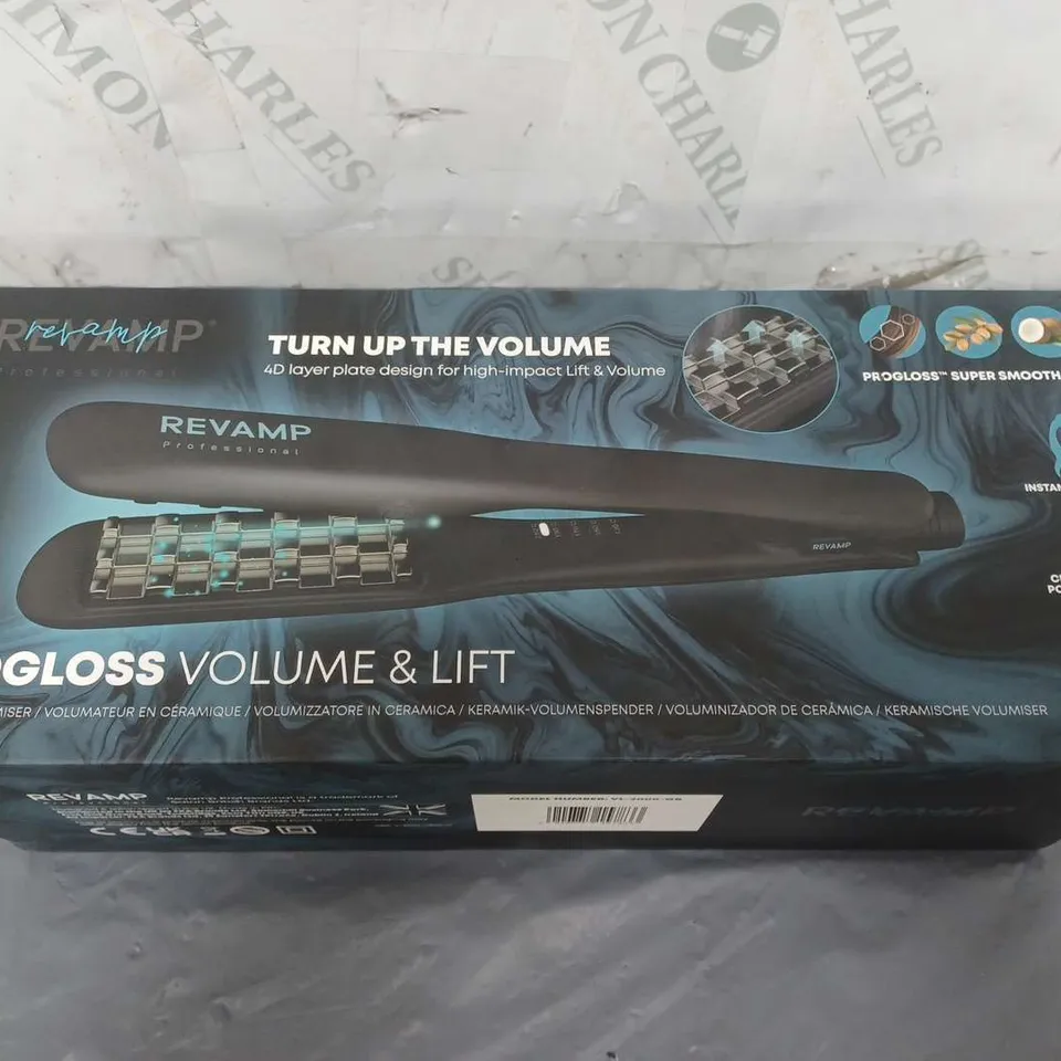 REVAMP PROGLOSS VOLUME AND LIFT CERAMIC VOLUMISER WITH 4D LAYER PLATES