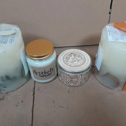 APPROXIMATELY 10 ASSORTED HOUSEHOLD ITEMS TOO INCLUDE CANDLES AND MELTS , ETC