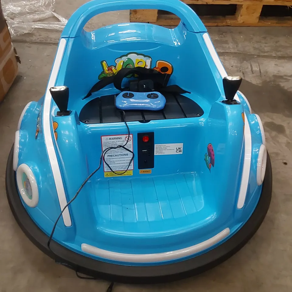 COSTWAY ELECTRIC BUMPER CAR WITH 360° SPIN AND REMOTE CONTROL FOR TODDLERS AND BABIES