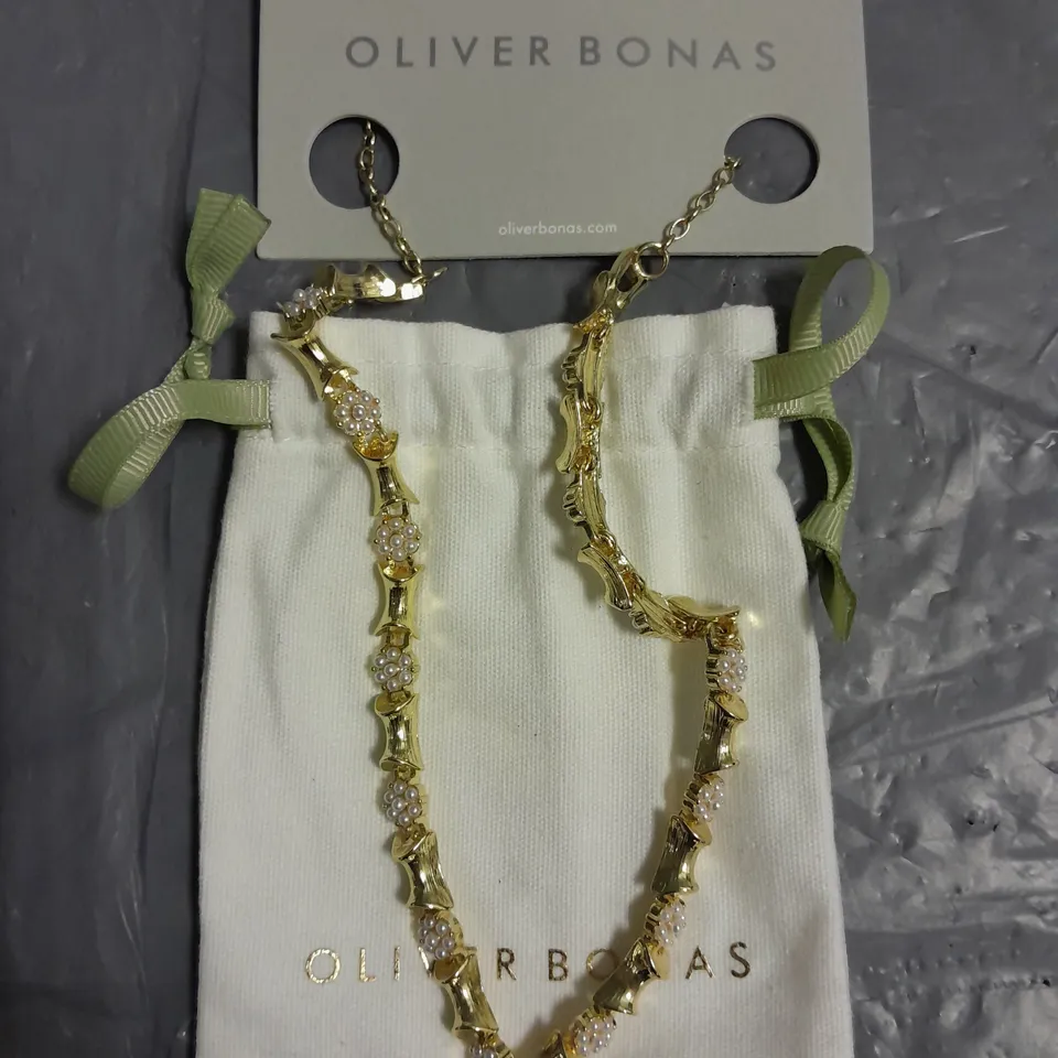 OLIVER BONAS CECILIA FAUX PEARL NECKLACE