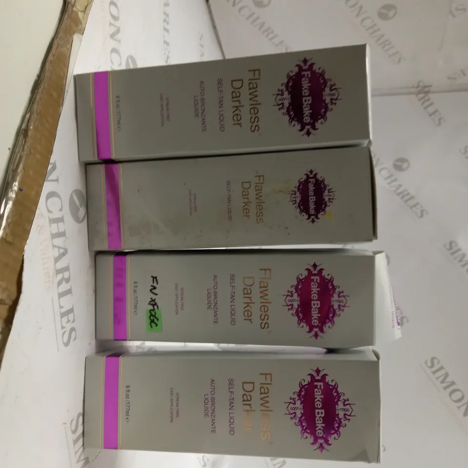 FLAWLESS DARKER SELF TAN LIQUID 177ML X 4