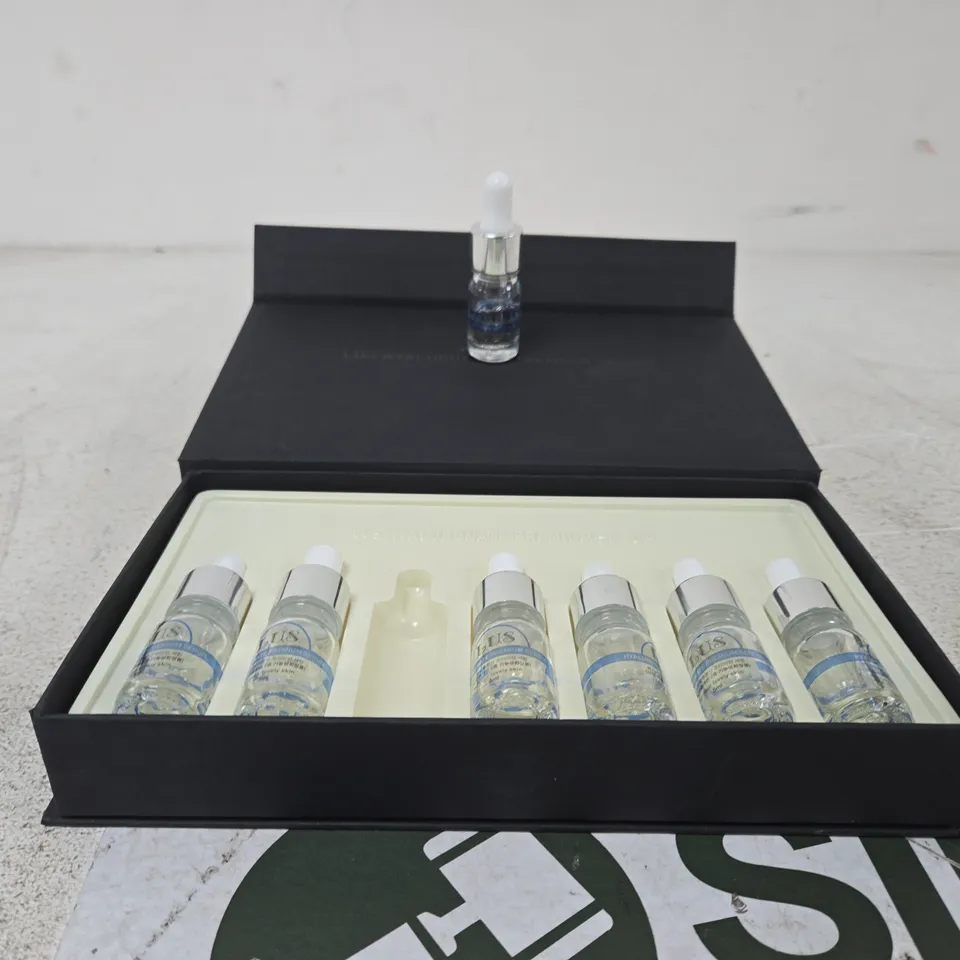LUS HYALURONATE PREMIUM SERUM SET – 5ML GLASS VIALS IN BLACK PRESENTATION BOX