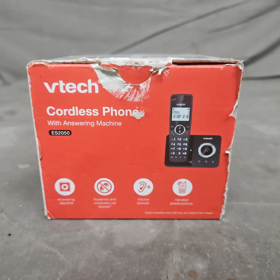 VTECH CORDLESS PHONE WITH ANSWERING MACHINE – ES2050