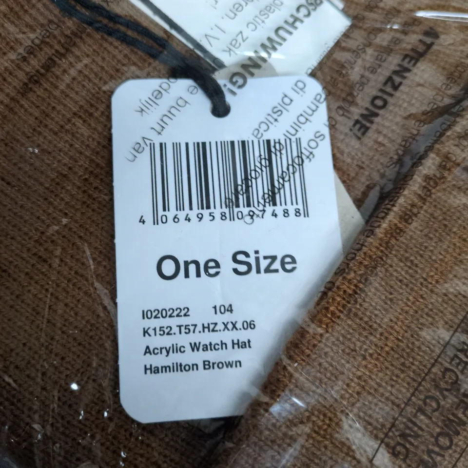 CARHARTT HAMILTON BROWN ACRYLIC WATCH HAT – ONE SIZE