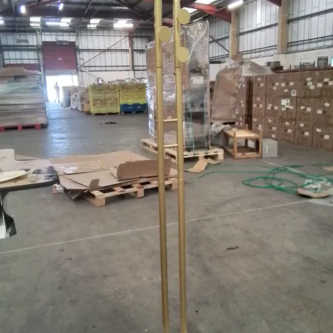 HESTON METAL FREE STANDING 5 HOOK COAT STAND