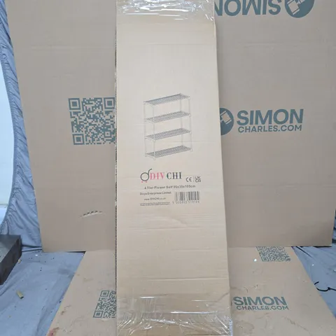 2 X DIV CHI 4 TIER FLOWER SHELVES BOXED