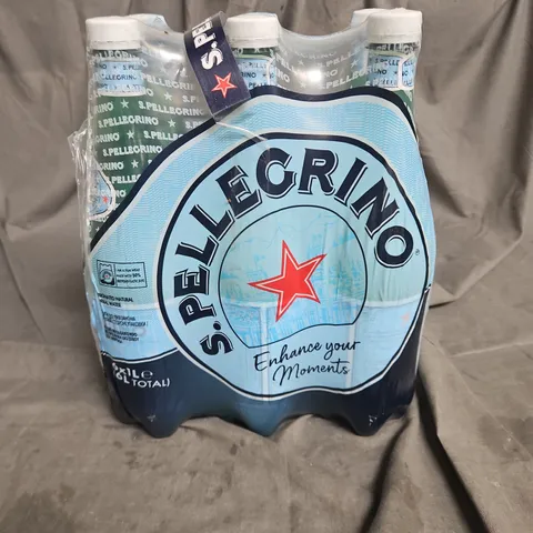 SEALED S.PELLEGRINO SPARKLING WATER 6X1L - COLLECTION ONLY
