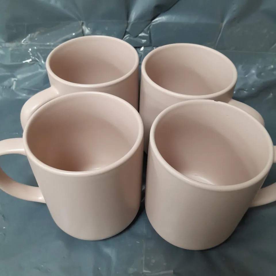 BLUSH SAINTES MUGS – SET OF 4 - COLLECTION ONLY