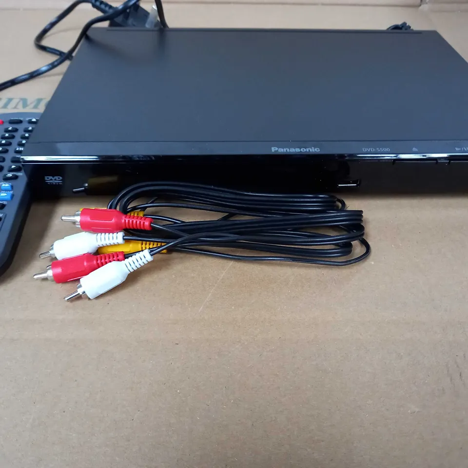 PANASONIC DVD-S500EB-K DVD/CD PLAYER - BLACK