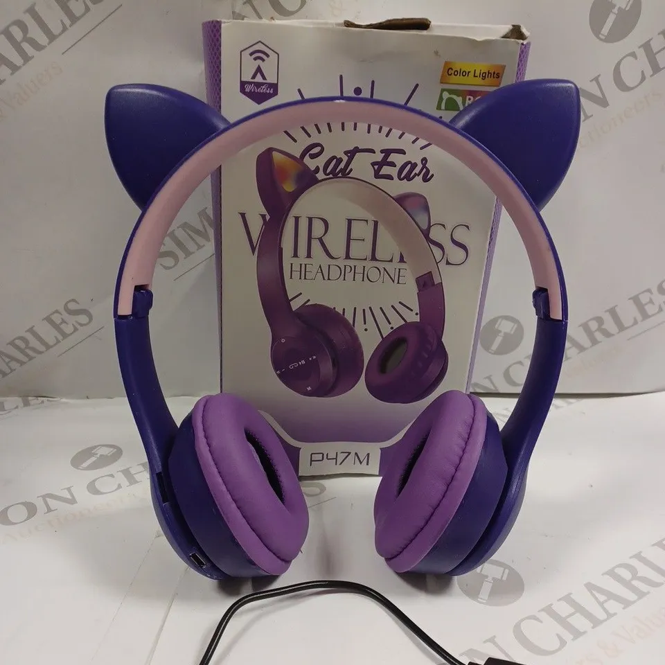 BOXED WIRELESS CAT EARS HEADPHONES P47M