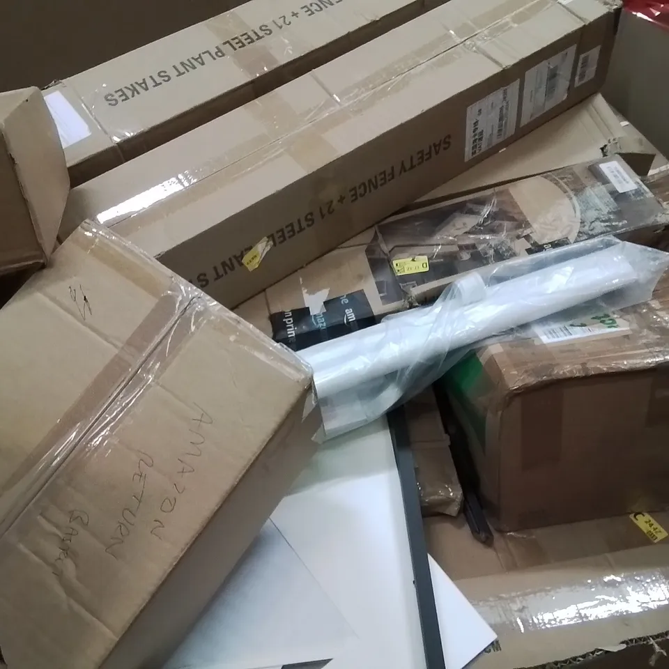 PALLET OF ASSORTED HOUSEHOLD GOODS AND PRODUCTS TO INCLUDE;STEAM CLEANER,SCOOTER,PET FOOD AUTOMATIC FEEDER