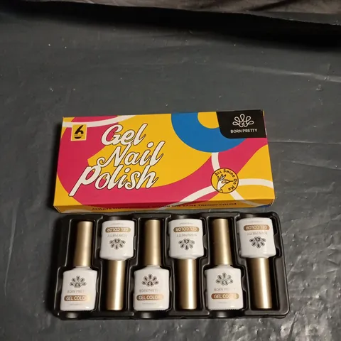 BORN PRETTY GEL COLOR NAIL POLISH SET – SIX BOTTLES