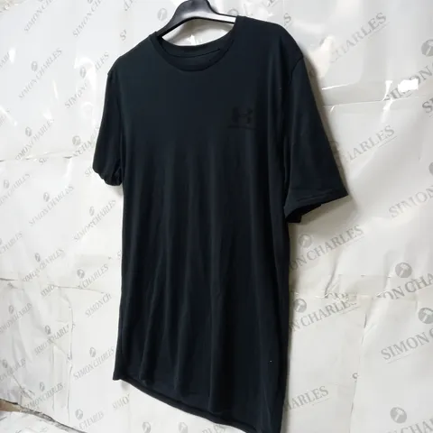 MEN'S UNDER ARMOUR T SHIRT BLACK SIZE MEDIUM