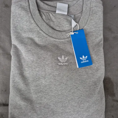 ADIDAS LONG SLEEVE SWEATSHIRT IN GREY SIZE XL