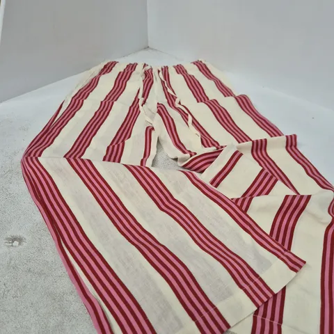 BODEN WOMEN'S STRIPED GARMENT – PINK & RED STRIPE, UK 8R