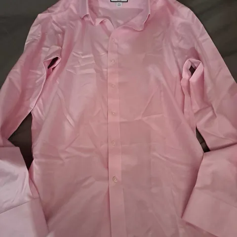 CHARLES TYRWHITT SLIM FIT SHIRT IN PINK - 15.5/38in