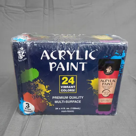 BOXED AND SEALED 24 ACRYLIC PAINT