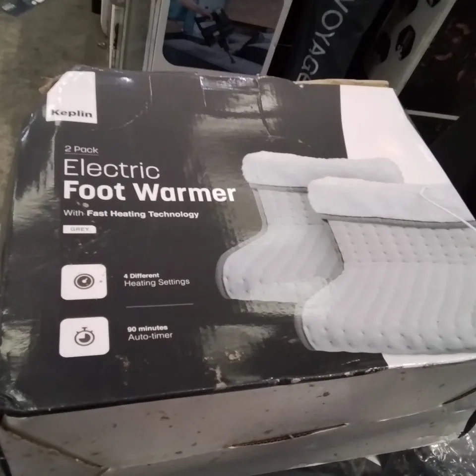 BOXED KEPLIN ELECTRIC FOOT WARMER 2PK