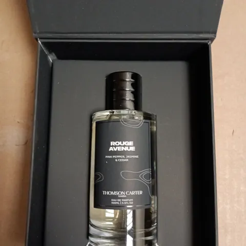 THOMAS CARTER LONDON ROUGE AVENUE EAU DE PARFUM 100ML – PINK PEPPER, JASMINE & CEDAR 