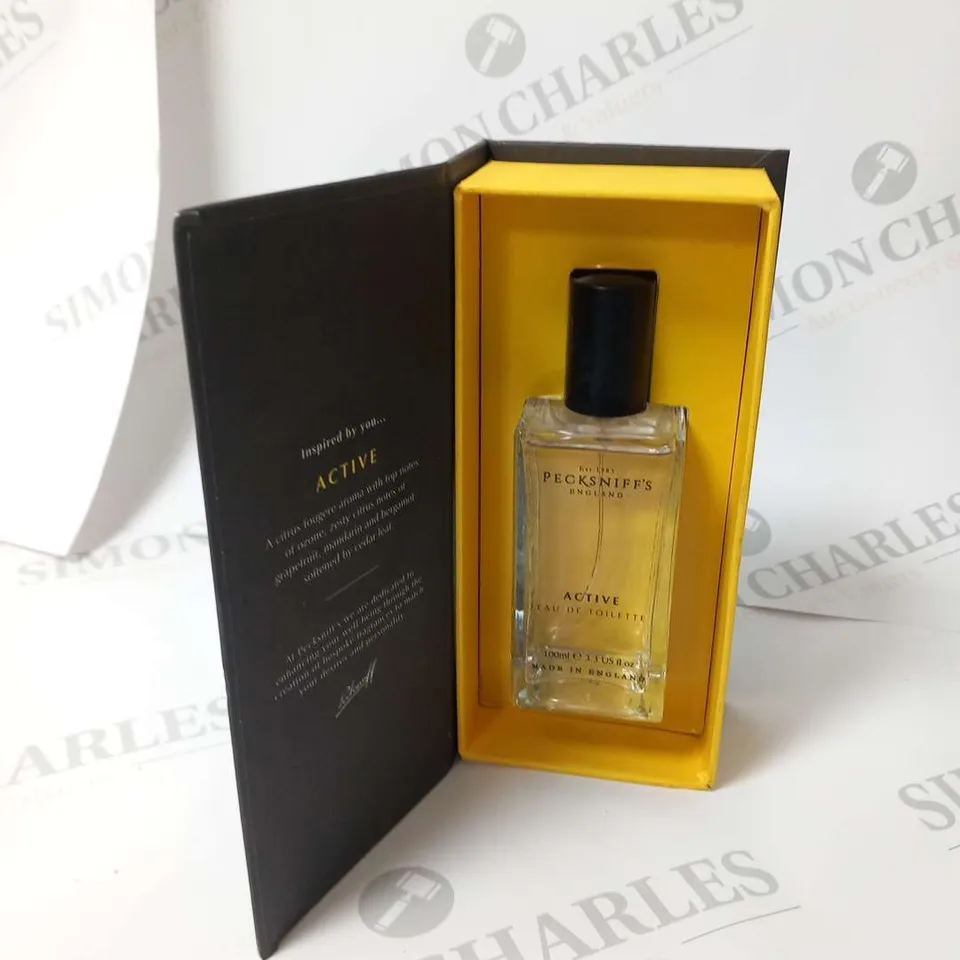 BOXED PECKSNIFF'S ENGLAND ACTIVE EAU DE TOILETTE 100ML