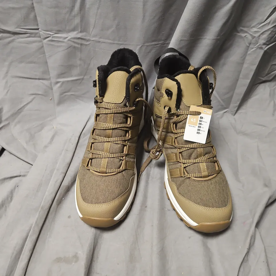 QUECHUA WATERPROOF HIKING BOOTS – UK 10.5 (EU 45)