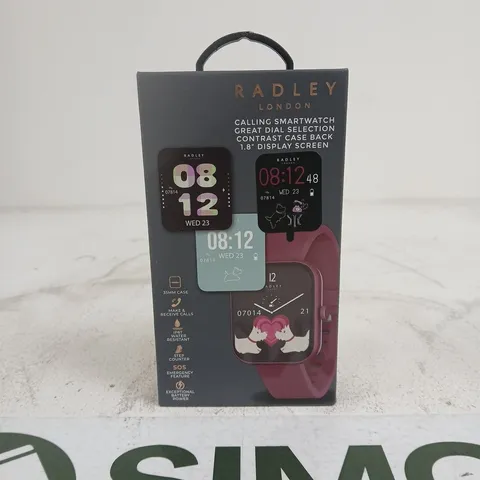 RADLEY LONDON SERIES 32 BURGUNDY SMART WATCH IN BOX