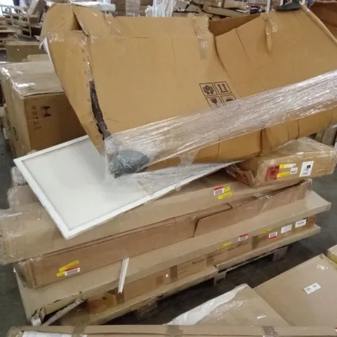 PALLET OF ASSORTED INCOMPLETE FURNITURE PARTS AND PIECES