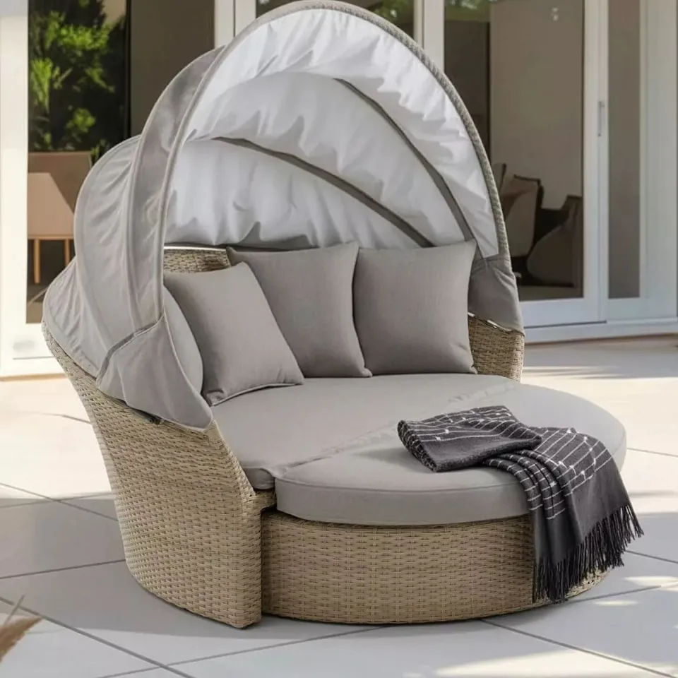 BOXED SARASOTA DAY BED WITH CANOPY (1 BOX) RRP £699