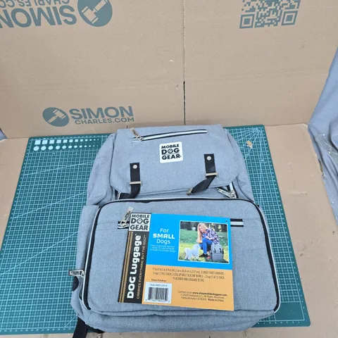 MOBILE DOG GEAR SMALL DOG CARRIER BACKPACK – GREY