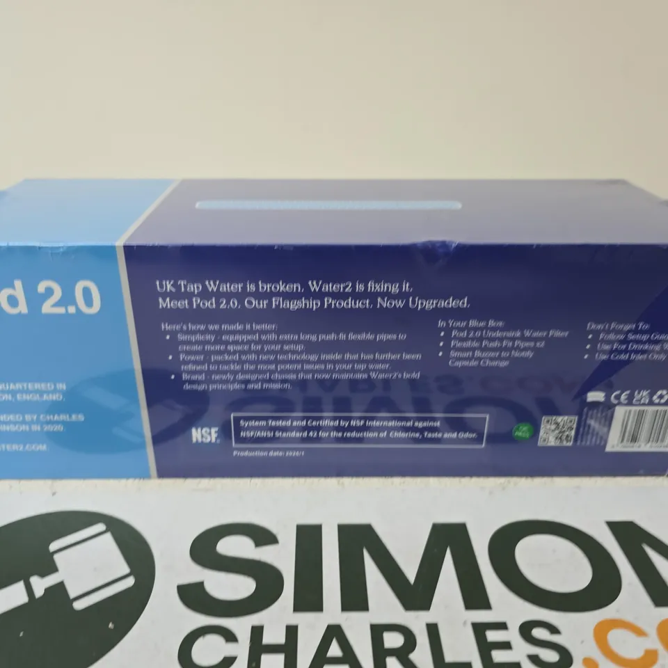 WATER2 POD 2.0 WATER FILTER POD – BOXED